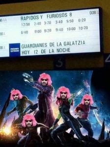 Meme Guardianes de la Galaxia